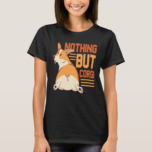 T-shirt Corgi Butt Corgi Butt (Devant)
