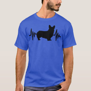 T-shirt Corgi Chien Coeur Black219