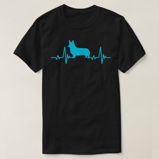 T-shirt Corgi Chien Coeur Corgi Papa52 (Design devant)
