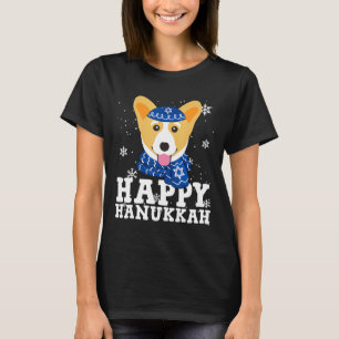 T-shirt Corgi Chien de Noël Hanukkah Horrible Swe Hanukkah