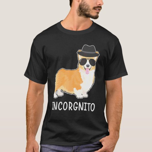 T-shirt Corgi Chien Incognito (Devant)