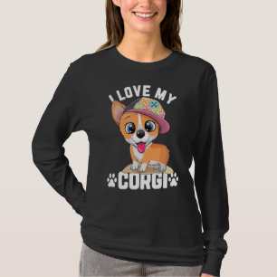 T-shirt Corgi Chien J'Aime Mon Corgi