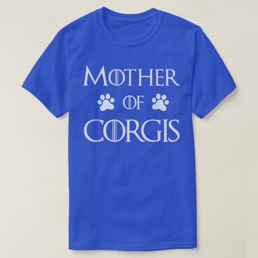 T-shirt Corgi Chien Maman Mère de Corgis (Design devant)