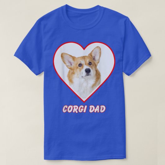 T-shirt Corgi Chien Papa (Design devant)