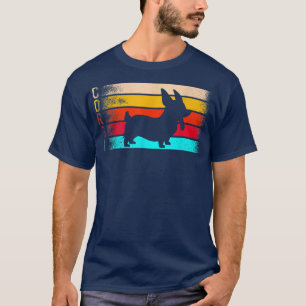 T-shirt Corgi Chien Retro Cute Amoureux des animaux animal