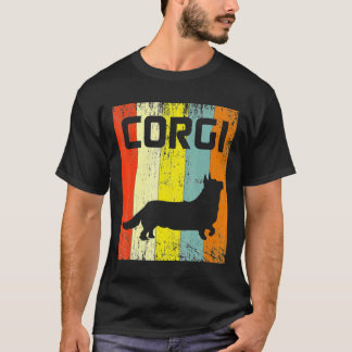 T-shirt Corgi Chien S Disco Retro I Chiens