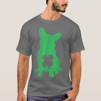T-shirt Corgi Chien Shamrock St 