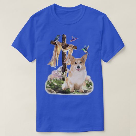T-shirt Corgi colibri  (Design devant)
