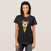T-shirt Corgi Cône de Glace Corgi (Devant entier)