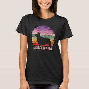 T-shirt Corgi Corgi Mama Graphic Corgi