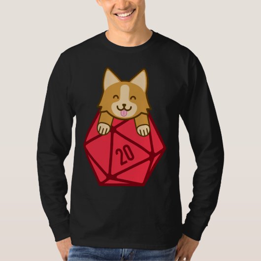 T-shirt Corgi critique (Devant)