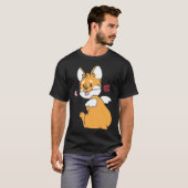 T-shirt Corgi cupide (Devant entier)