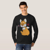 T-shirt Corgi cupide (Devant entier)