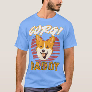 T-shirt Corgi Daddy Design Pour Les Propriétaires De Chien