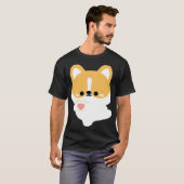 T-shirt Corgi d'amour (Devant entier)