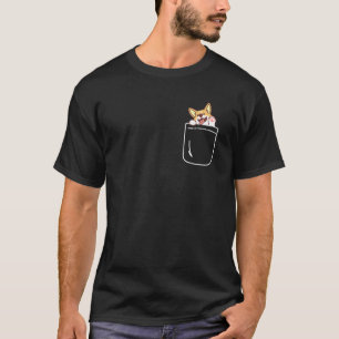 T-shirt Corgi Dans Sa Poche Chien Corgi