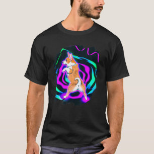 T-shirt Corgi Danseur Rétro Breakdance Danse Danseur