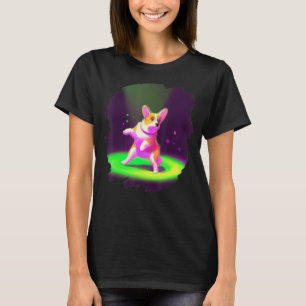 T-shirt Corgi Danseur Rétro Breakdancing Danse Danseur