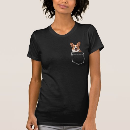 T-shirt Corgi de poche (Devant)