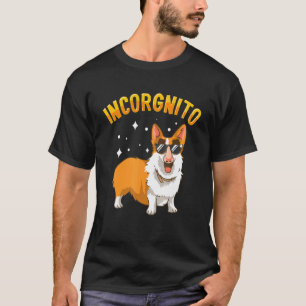 T-shirt Corgi déguisé incognito mignon Pembroke Welsh Corg