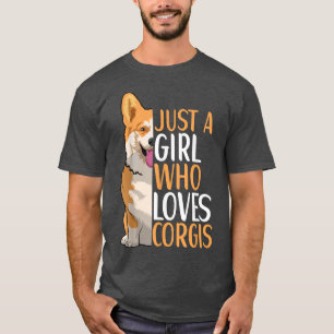 T-shirt Corgi Dog Apparel For Corgi Dog Owner Girls 40