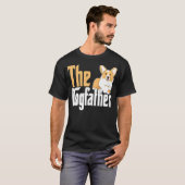 T-shirt Corgi Dog Dad Dogfather Dogs Daddy Father (Devant entier)