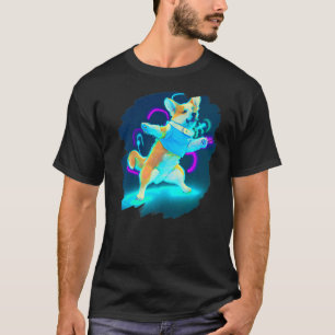 T-shirt Corgi Dog Danser Retro Perfectionnement Danseur
