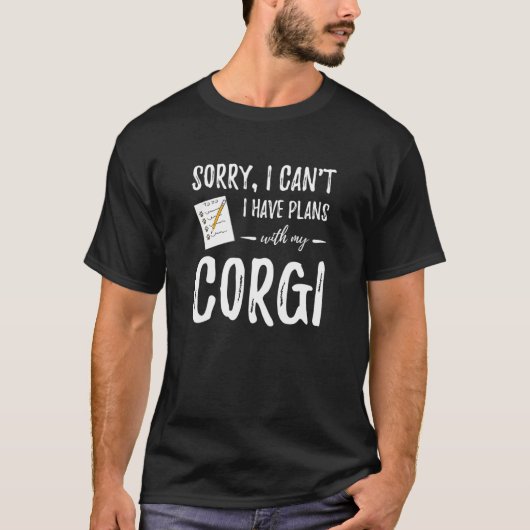 T-shirt Corgi dog Plan (Devant)