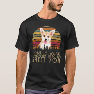 T-shirt Corgi Dog S'Écoule Pour Vous Accueillir Beat Frien