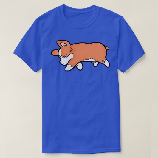 T-shirt Corgi dormant (Design devant)