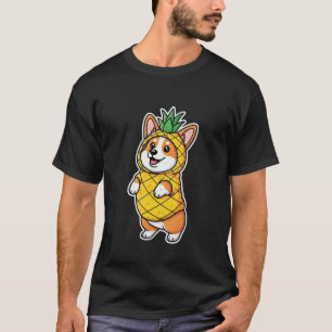 T-shirt Corgi en costume d'ananas