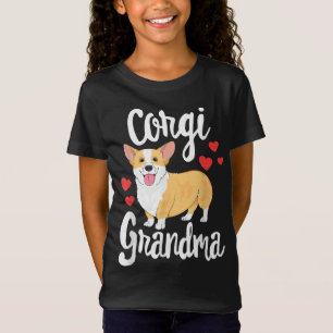 T-Shirt Corgi femmes filles chiot amant chien grand-mère c