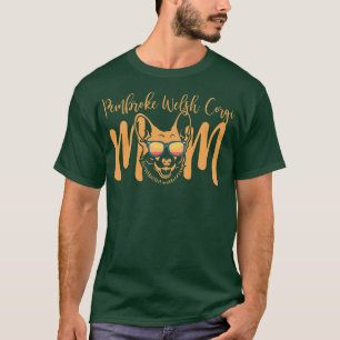 T-shirt Corgi Femmes Filles Pembroke Welsh Corgi Maman Cad