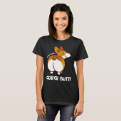 T-shirt Corgi Fesses Mignon Corgi (Devant entier)