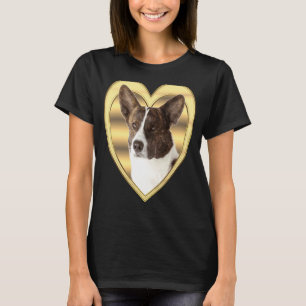 T-shirt Corgi Gallois Chien Coeur Cardigan Corgi Galloi