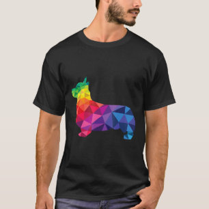 T-shirt Corgi Gay Pride Lgbt Vêtements Drapeau Arc-en-ciel