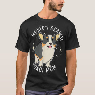 T-shirt Corgi Girls Cadeau de maman Corgi le plus correct