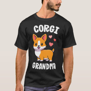 T-shirt Corgi Grand-mère I Love My Corgi Dog Mama 1270