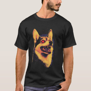 T-shirt Corgi Halloween