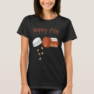 T-shirt Corgi Happy Pills