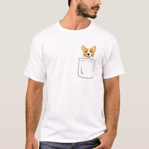 T-shirt Corgi In Pocket Cute Puppy Dog Animal Lover Gift