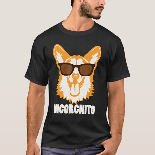 T-shirt Corgi Incognito (Devant)