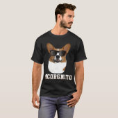 T-shirt Corgi Incognito Corgi (Devant entier)