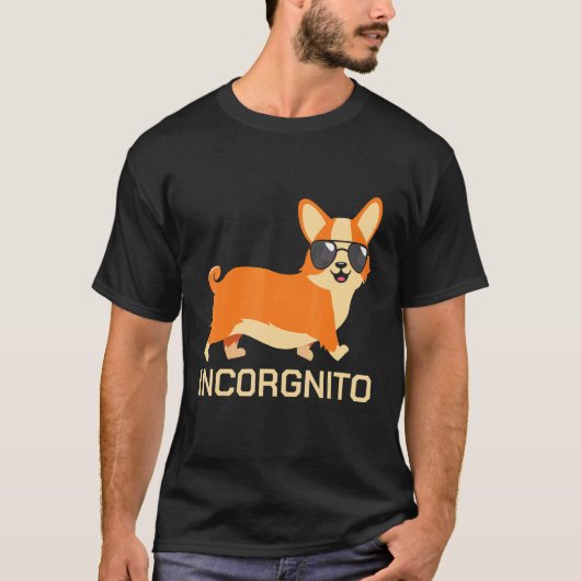T-shirt Corgi Incognito Mignon (Devant)