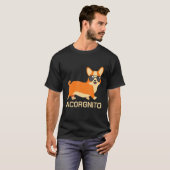 T-shirt Corgi Incognito Mignon (Devant entier)