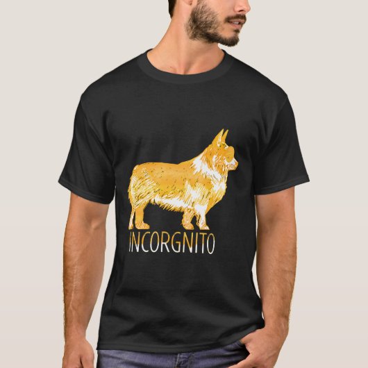 T-shirt Corgi Incorgnito (Devant)