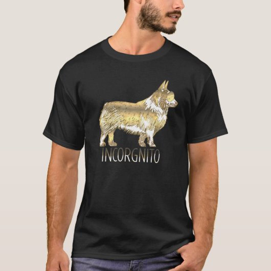 T-shirt Corgi Incorgnito (Devant)