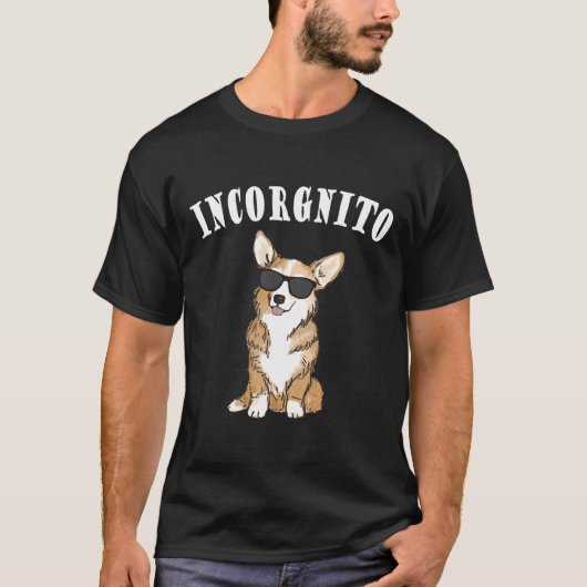 T-shirt Corgi Incorgnito (Devant)