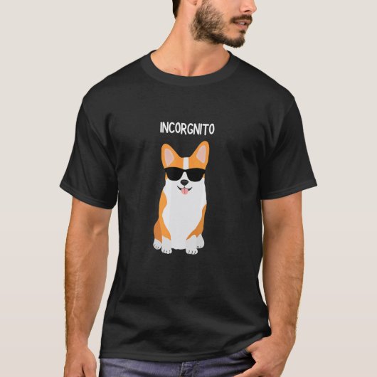 T-shirt Corgi Incorgnito (Devant)