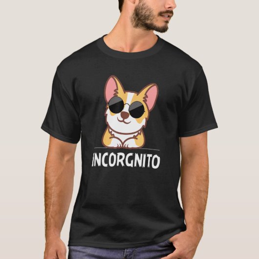 T-shirt Corgi Incorgnito Corgi (Devant)